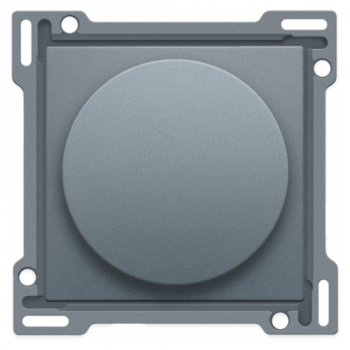 NIKO PURE niko set de finition pour variateur à bouton rotatif ou régulateur de vitesse, bouton rotatif inclus blue grey coated