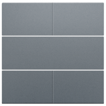 niko afwerkingsset voor 4 voudige potentiaalvrije drukknop 24v blue grey coated