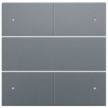 niko afwerkingsset voor 4-voudige potentiaalvrije drukknop 24v met leds blue grey coated