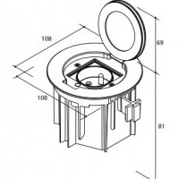 arpi tail round ip64 de afmetingen