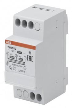 abb transformateur de sonnerie 15va 230/4-8-12 v