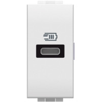 BTICINO living light usb contactdoos type c 15w 1 module wit