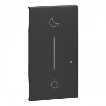 living now with netatmo touche lever / coucher noir