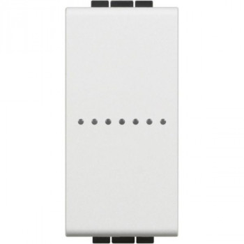 BTICINO living light with netatmo schakelaar-dimmer 150w met nulleider 1 module wit