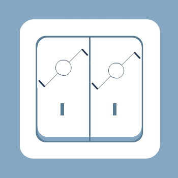 interrupteur double va-et-vient (complet)