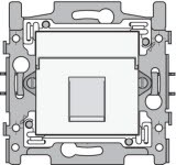 niko rj45 utp cat5e -enkel met centraalplaat white