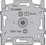 NIKO socle pour minuterie bipolaire - réglable jusqu'à 15 minutes 16A 250V