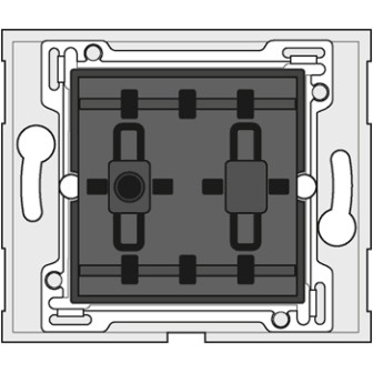 socle pour interrupteur sans fil à 2 contacts