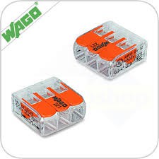 wago borne de connexion compact 3 x 0.2 - 4 mm2 (boîte de 50 pièces)