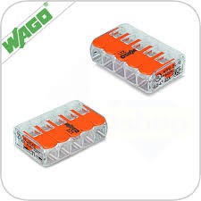 wago borne de connexion compact 5 x 0.2 - 4 mm2 (boite de 25 pièces)